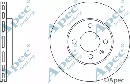 Тормозной диск APEC braking DSK2946