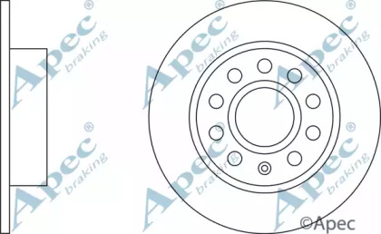 Тормозной диск APEC braking DSK2930