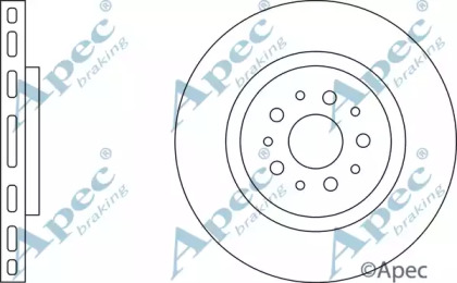 Тормозной диск APEC braking DSK2927