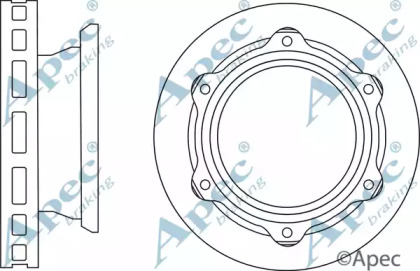 Тормозной диск APEC braking DSK2892