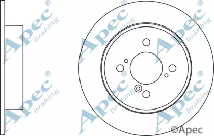 Тормозной диск APEC braking DSK2870