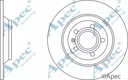 Тормозной диск APEC braking DSK2854