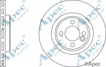 Тормозной диск APEC braking DSK2850