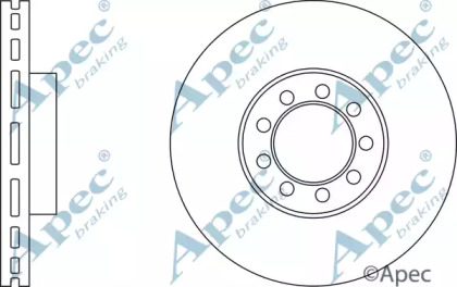 Тормозной диск APEC braking DSK2842