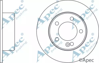 Тормозной диск APEC braking DSK2840