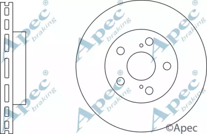 Тормозной диск APEC braking DSK2837