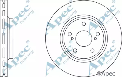 Тормозной диск APEC braking DSK2829