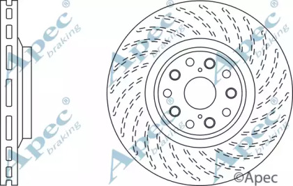 Тормозной диск APEC braking DSK2828