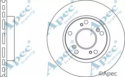 Тормозной диск APEC braking DSK2815