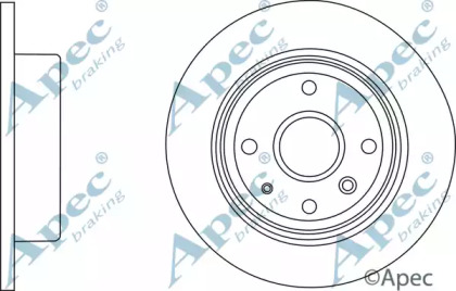 Тормозной диск APEC braking DSK2783