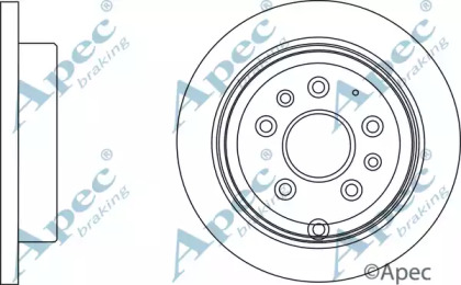 Тормозной диск APEC braking DSK2770