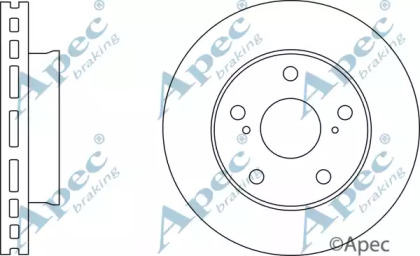 Тормозной диск APEC braking DSK2768