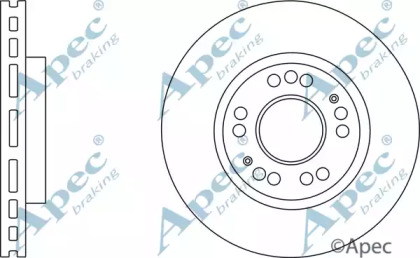 Тормозной диск APEC braking DSK2762