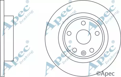 Тормозной диск APEC braking DSK2757