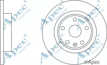 Тормозной диск APEC braking DSK2755