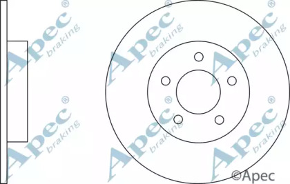 Тормозной диск APEC braking DSK2752