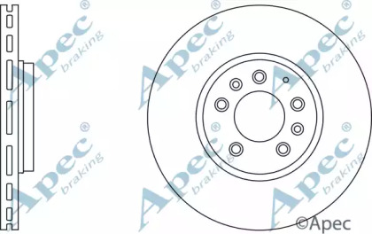 Тормозной диск APEC braking DSK2747