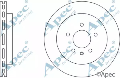 Тормозной диск APEC braking DSK2748