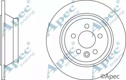 Тормозной диск APEC braking DSK2737