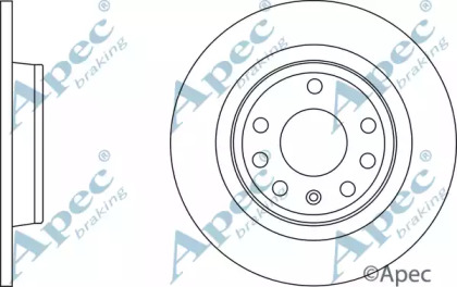 Тормозной диск APEC braking DSK2717