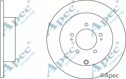 Тормозной диск APEC braking DSK2697