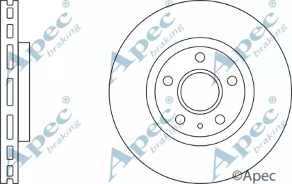 Тормозной диск APEC braking DSK2699