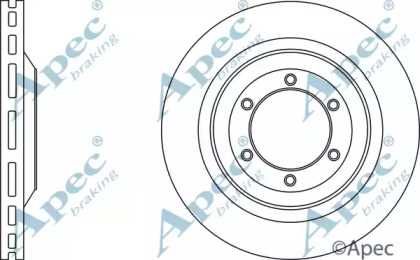 Тормозной диск APEC braking DSK2664