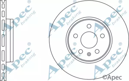 Тормозной диск APEC braking DSK2657