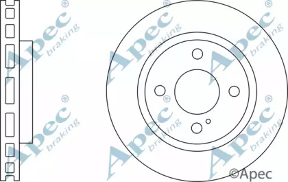 Тормозной диск APEC braking DSK2647