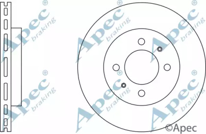 Тормозной диск APEC braking DSK2642