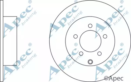 Тормозной диск APEC braking DSK2639