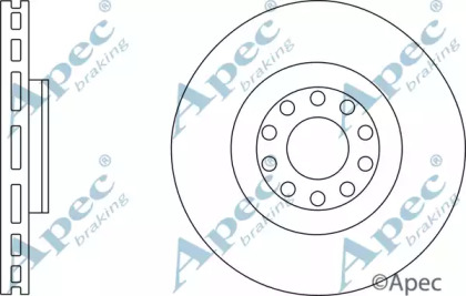 Тормозной диск APEC braking DSK2631