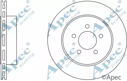 Тормозной диск APEC braking DSK2634