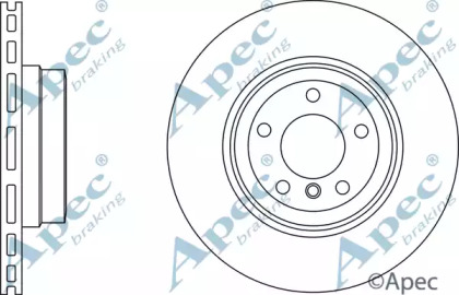 Тормозной диск APEC braking DSK2603