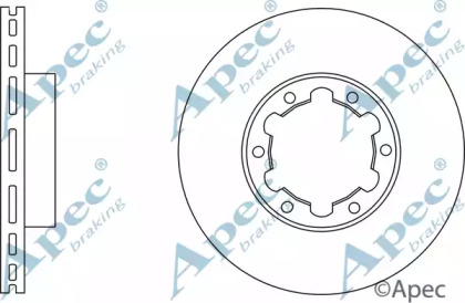 Тормозной диск APEC braking DSK2598