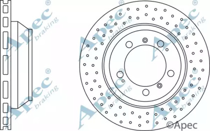 Тормозной диск APEC braking DSK2530