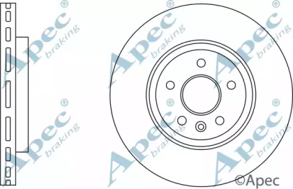 Тормозной диск APEC braking DSK3191