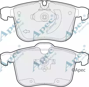 Комплект тормозных колодок APEC braking PAD1358