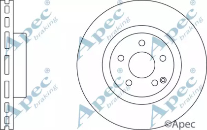 Тормозной диск APEC braking DSK2417