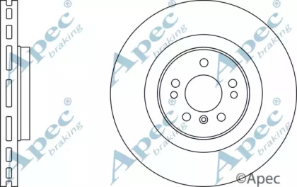 Тормозной диск APEC braking DSK2351