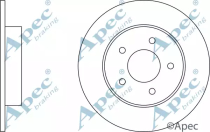 Тормозной диск APEC braking DSK2332