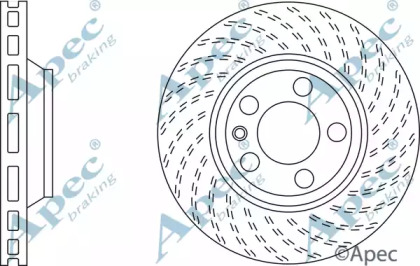 Тормозной диск APEC braking DSK2311