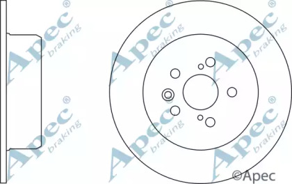 Тормозной диск APEC braking DSK2305