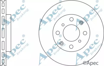 Тормозной диск APEC braking DSK2292