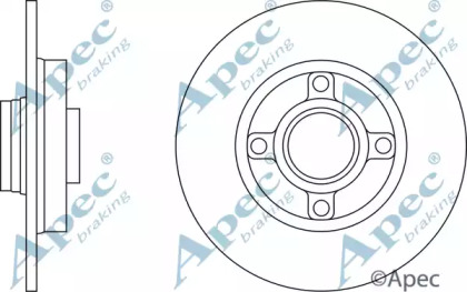 Тормозной диск APEC braking DSK2288