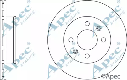 Тормозной диск APEC braking DSK2271