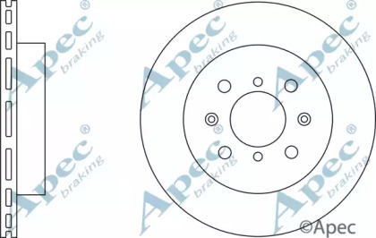 Тормозной диск APEC braking DSK2265