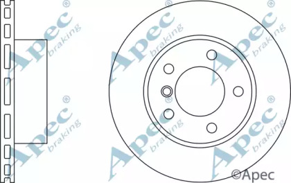 Тормозной диск APEC braking DSK2246