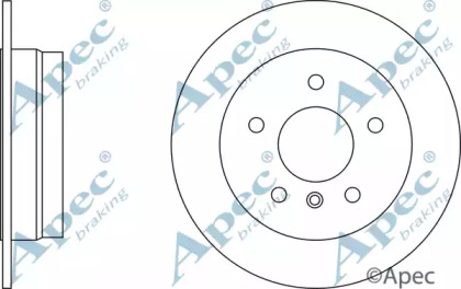 Тормозной диск APEC braking DSK2241