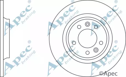 Тормозной диск APEC braking DSK2227